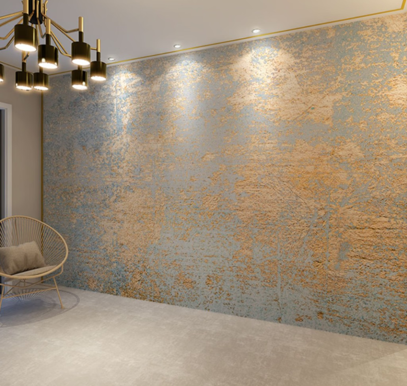 电视背景墙壁画装饰壁纸2025客厅沙发轻奢影视壁布