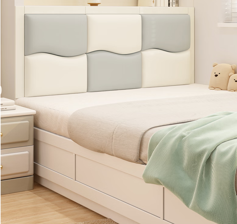 榻榻米床头软包猫爪皮自粘护墙板